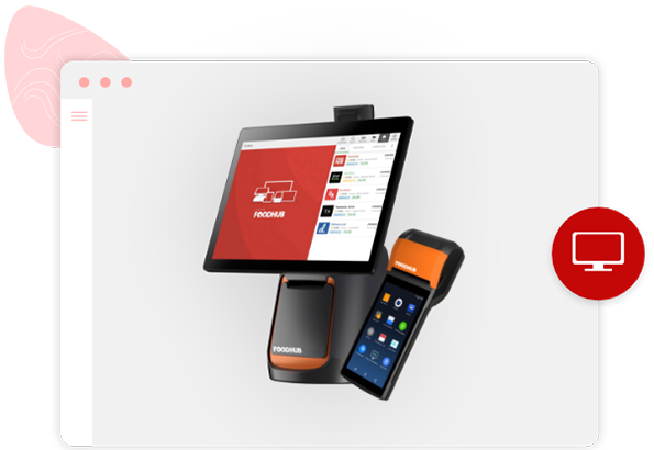 The complete Foodhub EPOS solution pre-installed with Fusion OS.